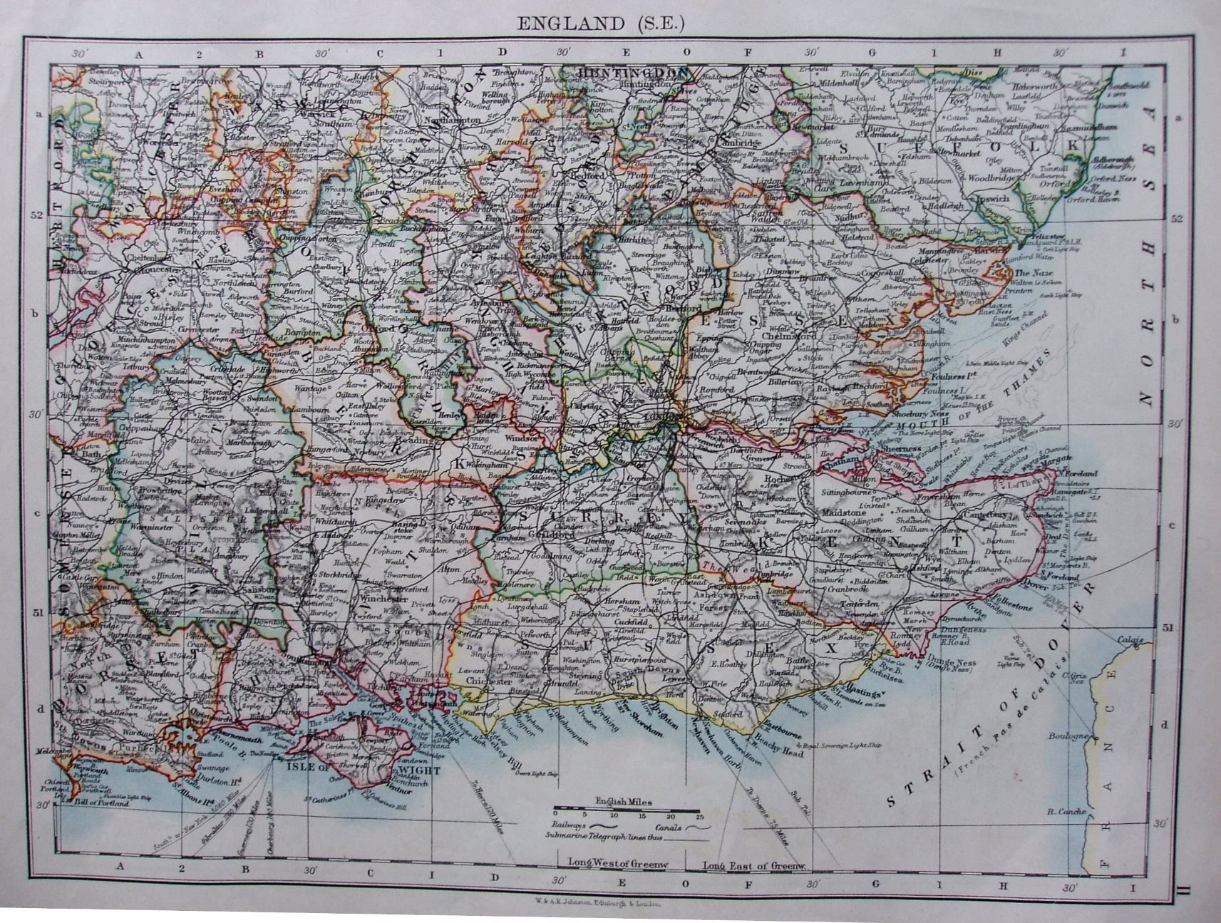 W & AK Johnston WW Atlas 1905